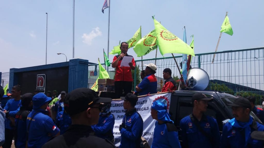 SPSI Purwakarta Tuntut PT.Nipon Telah Melakukan Pelanggaran Normatif