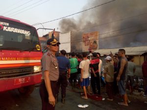 Pasar Jatisari Kecamatan Jatisari Kabupaten Karawang Ludes Di Lalap Sijago Merah