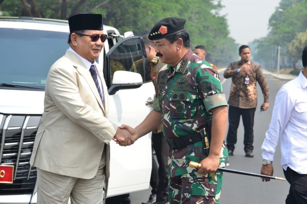 Menteri Pertahanan Prabowo Janji Perkuat Kemampuan SDM dan Alutsista