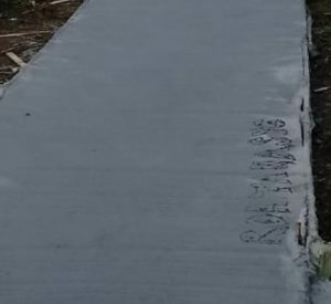 Pembangunan Japak Desa Teluk Jaya Di Bangun Menggunakan Anggaran Dari Dana Desa