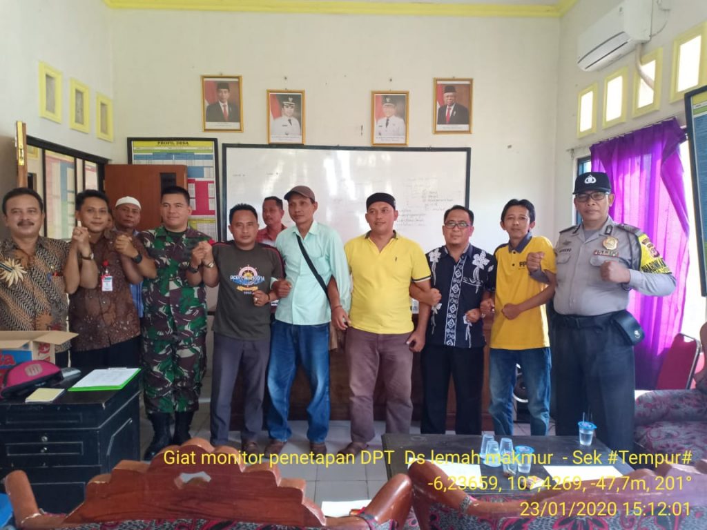 Penetapan DPT Desa Lemahmakmur Berlangsung Kondusif