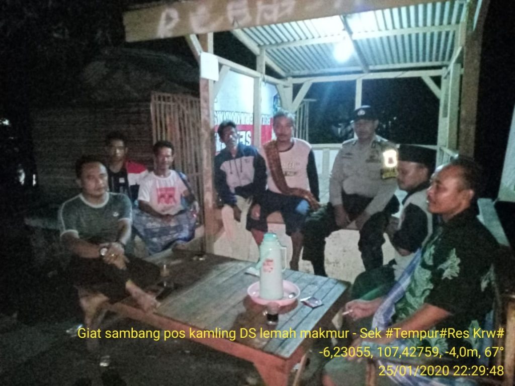 Bhabinkamtibmas Polsek Tempuran Polres Karawang Giat Sambang masyarakat