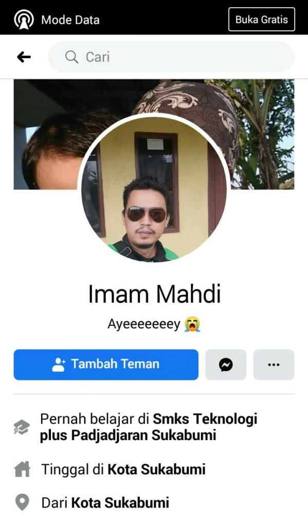 Pemilik Akun Facebook Imam Mahdi Saat ini Ditahan Polresta Sukabumi