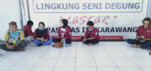 Lapas kls II A karawang Bersama Dewan Kesenian Unsika Karawang melakukan kegiatan kerjasama