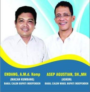 Paslon ENAK Tak Lolos Verfak, “Pilkada 2020 bagai Legenda Sangkuriang”