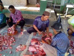 Mesjid Al-Iklas Rutin Potong Hewan Qurban Sehari Paska Lebaran Idul Adha
