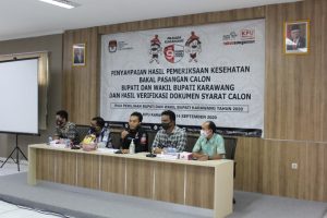 KPU Karawang Umumkan Hasil Pemeriksaan Kesehatan dan Syarat Calon