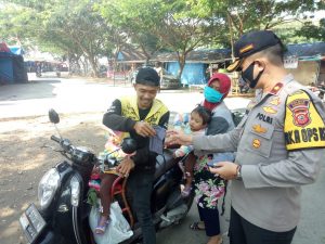 Jajaran Polres Karawang Giat Oprasi Yustisi Gabungan Disiplin Protokol Kesehatan