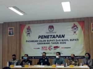 KPUD Karawang Tetapkan Tiga Pasangan Calon Bupati