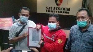 Pengurus PDIP Resmi Laporkan Pencatut Nama PDIP Ke Polres Karawang