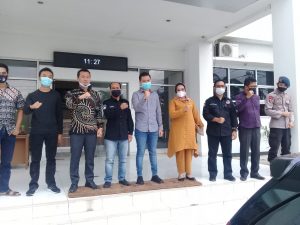 Anggota Dewan Provinsi Jabar Kunjungi KPU,Guna Memastikan Pemantapan Pelaksanaan Pilkada Kabupaten Karawang