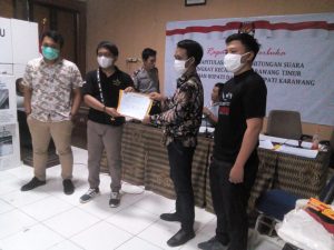 REKAPITULASI PENGHITUNGAN SUARA PILKADA KARAWANG TAHUN 2020