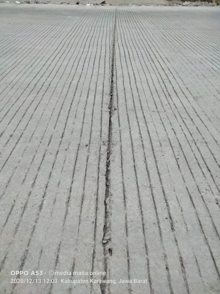 Pengecoran Jalan Poros Kampung Baru Sudah Selesai Belum Di Sealant