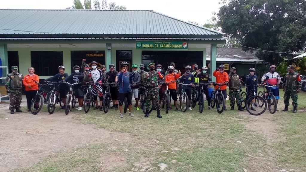 Jalin Silaturahmi Komunitas Goes Sehat Bekasi Sambangi Makoramil 03/Cb