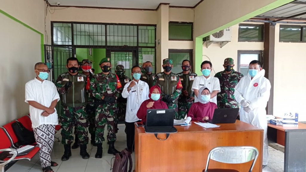13 Anggota Koramil 03/Cb Ikuti Rafid Test Jelang Pengamanan Pilkades