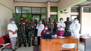 13 Anggota Koramil 03/Cb Ikuti Rafid Test Jelang Pengamanan Pilkades