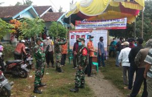 Danramil 03/Cb Bersama Anggota Kepolisian Laksanakan Monitoring Pelaksanaan Pilkades