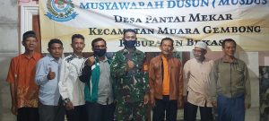 Babinsa Koramil 03/Cb Hadiri Acara Musyawarah Dusun Di Desa Pantai Mekar
