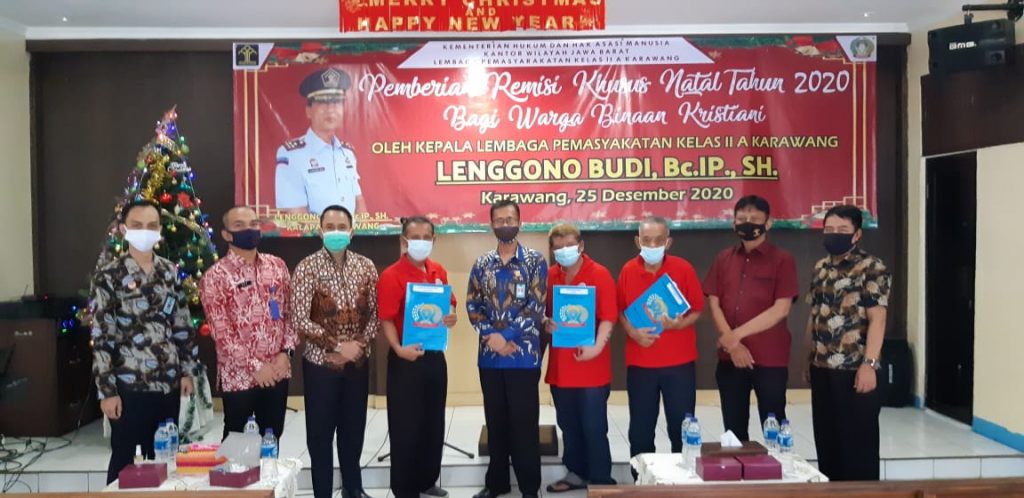 Spesial Hari Natal 13 Warga Binaan Lapas Kelas IIA Dapat Remisi
