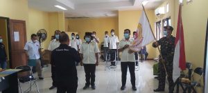 Serda Dedi Fadilah Mewakili Danramil 03/Cb Hadiri Pengukuhan KOK Muaragembong