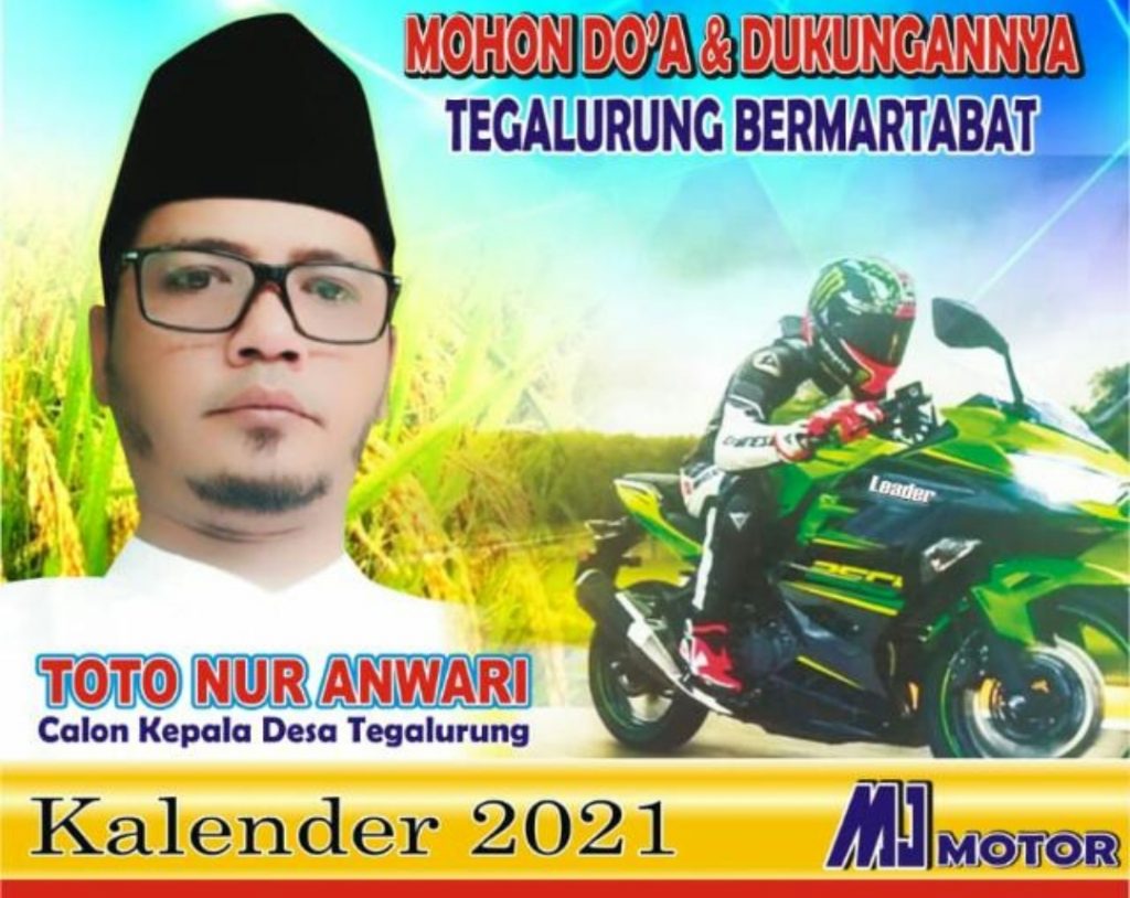Toto Nur Anwari Tandang Makalang Di Pilkades 2021 Desa Tegalurung