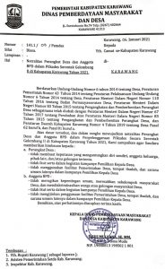 BAGAIMAMA NETRALITAS PERANGKAT DESA DI PILKADES KARAWANG 2021