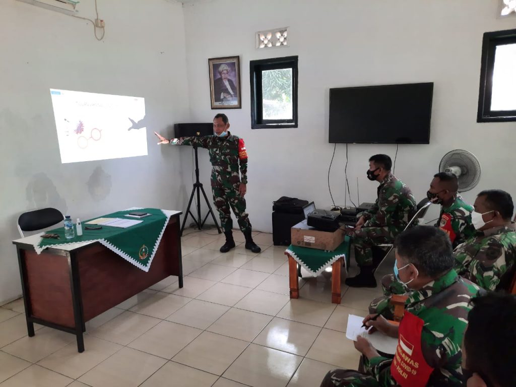 DANRAMIL 03/CABANGBUNGIN SOSIALISASIKAN VAKSIN-19 KEPADA JAJARANNYA