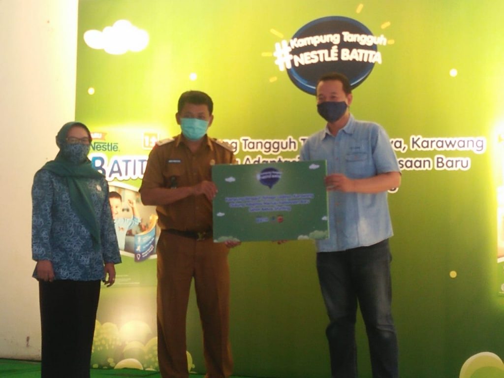 PT Nestle Indonesia Bersama Desa Anggadita Ciptakan Kampung Tangguh Nestle BATITA