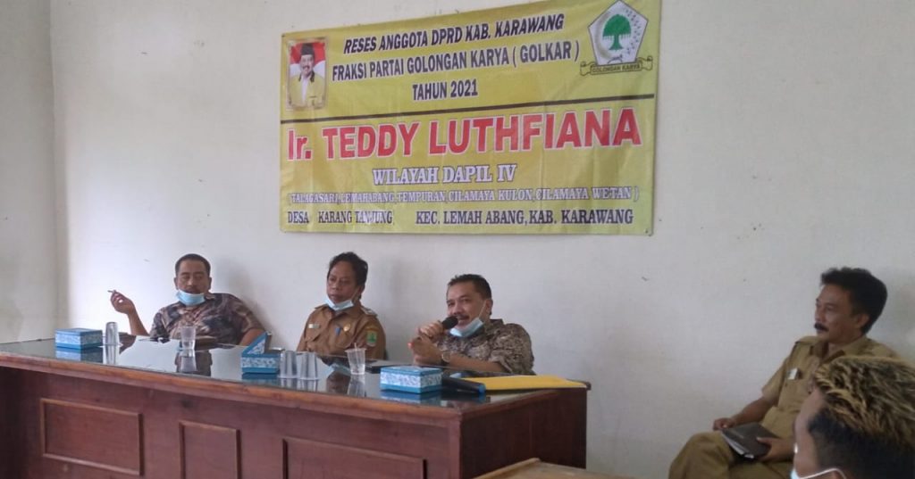 Reses Anggota DPRD Karawang, Ir Teddy Luthfiana, Tampung Aspirasi Warga Desa Karang Tanjung