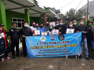Ormas Garda Pasundan Kabupaten Karawang Laksanakan Bantuan Sosial Ke 2 Desa