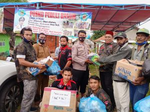 PEDULI KORBAN BANJIR, PAC GRIB CABANGBUNGIN SALURKAN BANTUAN