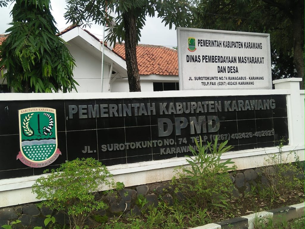 Diduga Sengaja Mangkir, Kepala Desa Sabajaya Tidak Datang Diundang DPMD Karawang.