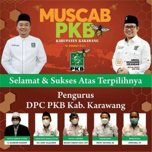HASIL MUSCAB DPC PKB KARAWANG RAHMAT TOLENG TERPILIH SEBAGAI KETUA