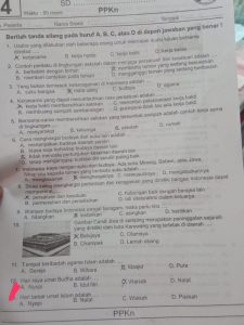 Soal Ulangan Tengah Smester SD Kelas 4 Di Kritik Wali Murid