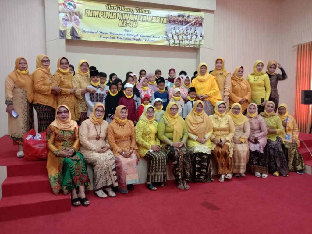 HWK Rayakan Hari Jadi Ke 40 Bersama Anak Yatim