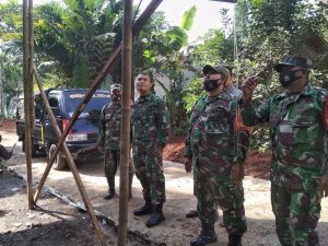 DANSATGAS PANTAU PELAKSANA KEGIATAN TMMD KE-110 SETU