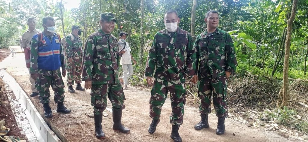 TIM WASEV LAKUKAN KUNJUNGAN KE LOKASI TMMD SETU