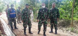 TIM WASEV LAKUKAN KUNJUNGAN KE LOKASI TMMD SETU