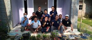 Diskusi program Ketua DPD KNPI Karawang bersilaturahmi ke pengurus DPK KNPI Tirtajaya.