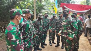DANSATGAS PIMPINAN ACARA PENUTUPAN TMMD REGULER KE 110