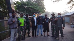 ANTISIPASI TAWURAN REMAJA, KORAMIL 03/CABANGBUNGIN BERSAMA TIGA PILAR TINGKATKAN KEAMANAN WILAYAH