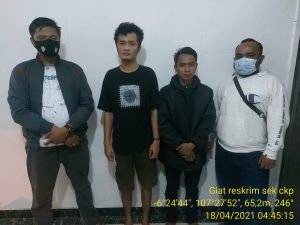 Polsek Cikampek berhasil mengamankan Pelaku Keributan