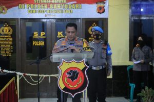 Kapolres Bersama Forkopimda Pimpin Peresmian Polsek Banyusari Polres Karawang Polda Jabar
