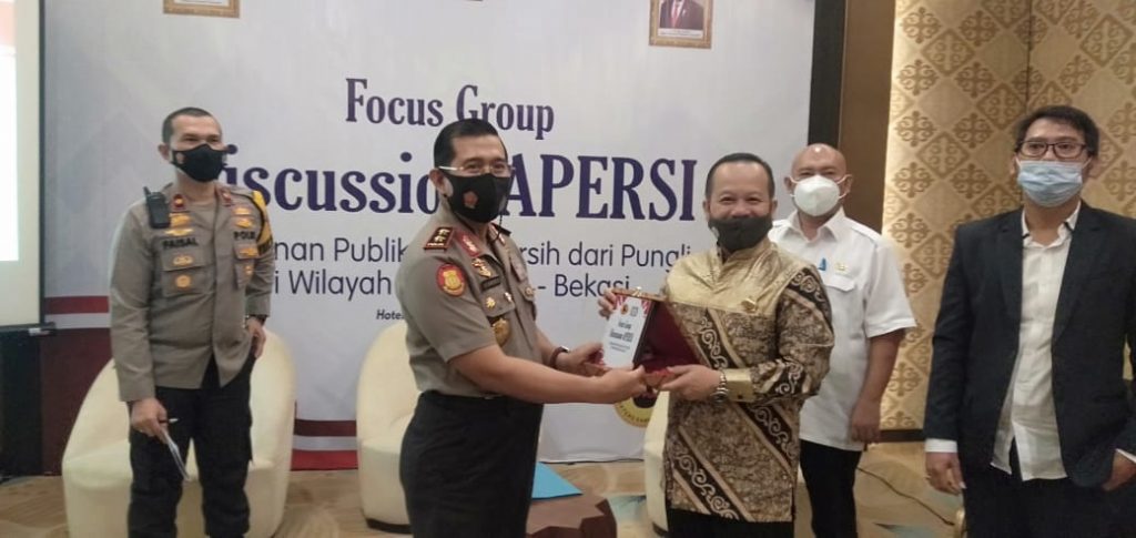 Apersi Dan Satgas Saber Pungli Gelar Diskusi Dalam Pelayanan Publik Yang Bersih Dari Pungli Di Wilayah Karawang-Bekasi