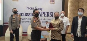 Apersi Dan Satgas Saber Pungli Gelar Diskusi Dalam Pelayanan Publik Yang Bersih Dari Pungli Di Wilayah Karawang-Bekasi