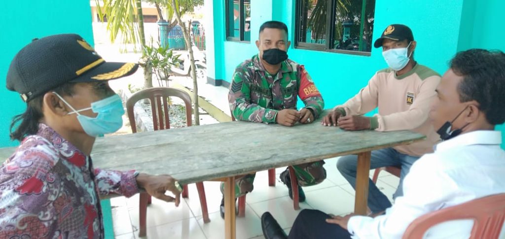 KOMSOS BERSAMA PERANGKAT DESA, BABINSA TINGKATKAN SINERGITAS LAWAN COVID-19