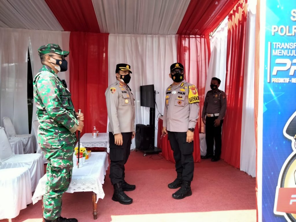 POLRI  TURUNKAN 17000 PERSONIL UNTUK PENYEKATAN DAN PENGAMANAN JELANG IDUL FITRI 1442 H