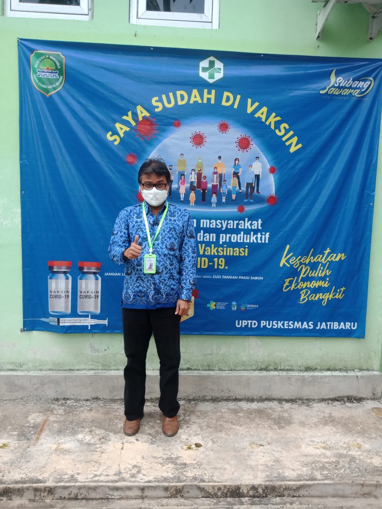Pelaksanaan Vaksin Covid,19 Di Ikuti 70 peserta di UPTD Puskesmas Jatibaru