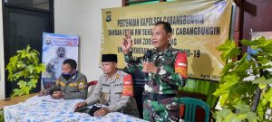 JELANG IDHUL FITRI 1442 H, TIGA PILAR CABANGBUNGIN GELAR RAKOR DENGAN RT DAN RW