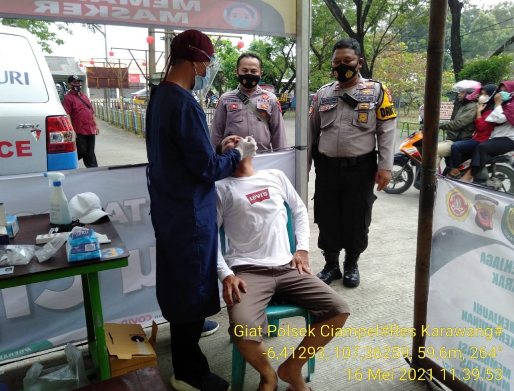 Pengunjung Danau Cipule Laksanakan Test PCR Anti Gen